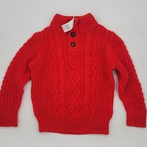 Gap Girls  Red  Holidays Knitted  Sweater 4T.
